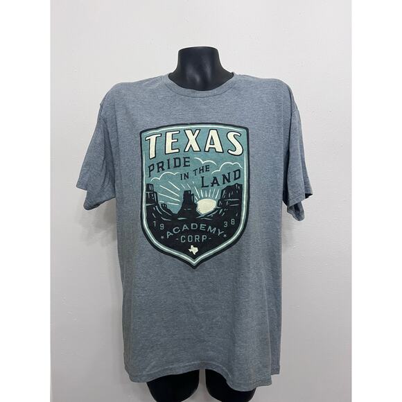 Spectra USA Apparel Texas “Pride in the Land” T-Shirt Sz L Lone Star Casual - Picture 1 of 3